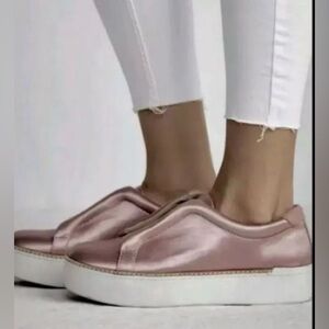 New Free People x M4D3 Super silk satin Rose Size 7.5